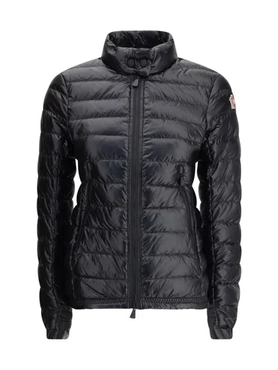 Moncler Technical Padded Down Jacket In Blue
