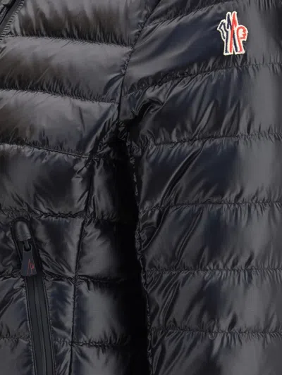 Moncler Technical Padded Down Jacket In Blue