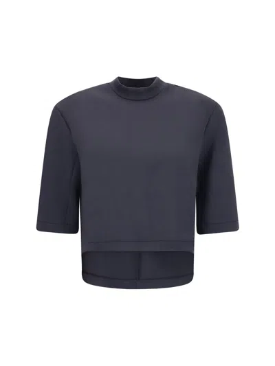 Moncler X Edward Enninful T-shirt By Moncler X Ee72 By Edward Enninful In Neoprene In Black