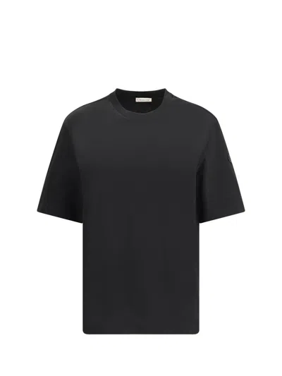 Moncler X Edward Enninful T-shirt By Moncler X Ee72 By Edward Enninful In Jersey In Black
