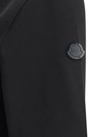 Moncler X Edward Enninful T-shirt By Moncler X Ee72 By Edward Enninful In Jersey In Black