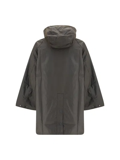 Barbour Solway Trench Waxed Coat In Multi