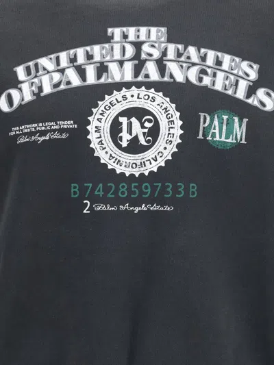 Palm Angels Dollar Loose Crew Vintage Sweatshir In Multi