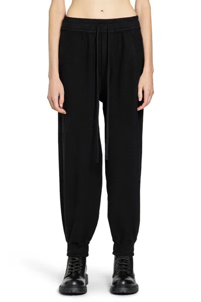 Thom Krom Drawstring Cuffed-hem Track Pants In Black