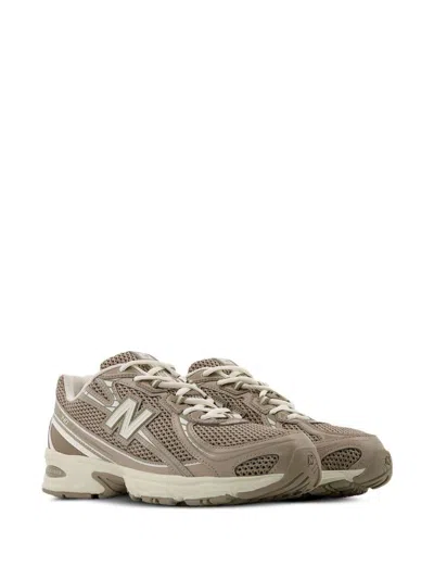 New Balance Breathable Sneakers With Mesh And Rubber Sole In Brown