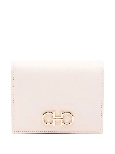 Ferragamo Salvatore  The Gancini Bifold Wallet Accessories In Pink