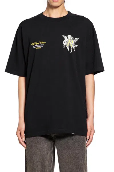 Represent T-shirt Crew Neck Legacy Cherubs In Black