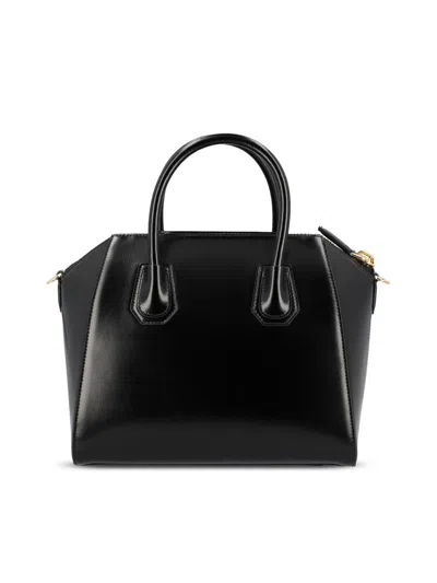 Givenchy Borsa A Mano Antigona Piccola In Pelle Cioccolato  Donna In Black