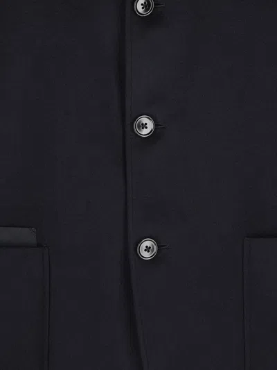 Zegna Il Conte Button Cashmere Blazer In Black
