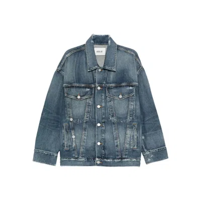 Agolde Woman Blue Jackets