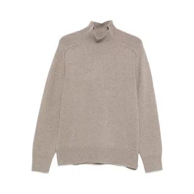 Soft Goat Sweaters In Gray