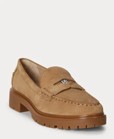 Ralph Lauren Flat Shoes In Brown