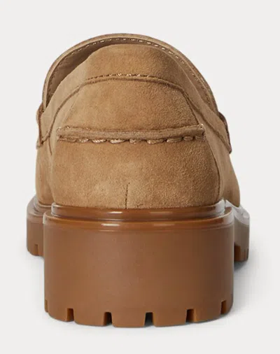 Ralph Lauren Flat Shoes In Brown