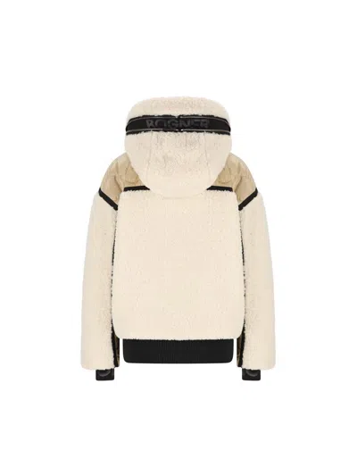 Bogner Korad Hooded Down Ski Jacket In Neutral