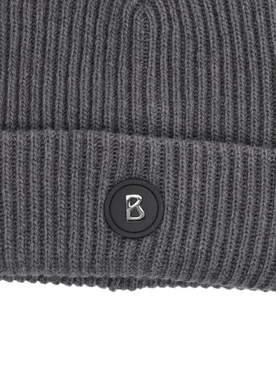 Bogner Gustav Ribbed Logo-patch Hat In Multi