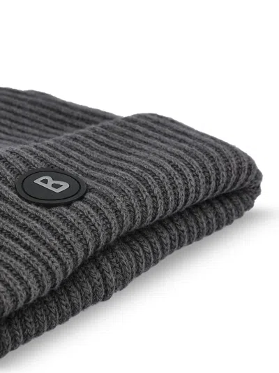 Bogner Gustav Ribbed Logo-patch Hat In Multi