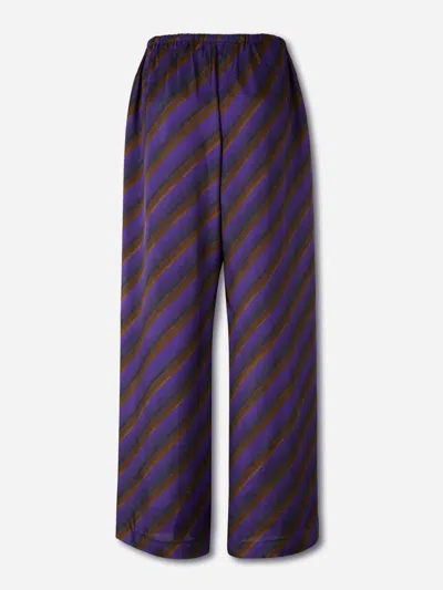 Dries Van Noten Wide Printed Pants In Multi