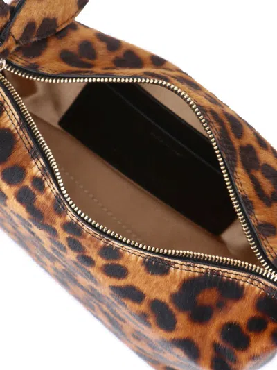 Liffner Pillow Pouch Micro Leopard In Brown