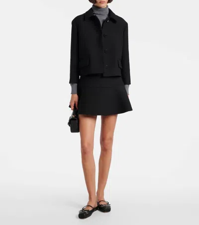 Gucci Leather Ballet Flats Featuring Metal Detail In Black