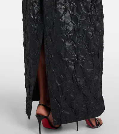 ADEENA花卉提花长礼服