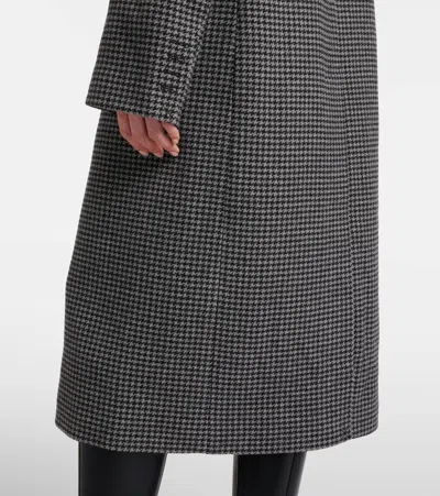 Coperni Thousand Birds Wool And Cashmere Coat In Gray
