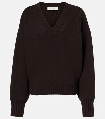 Rohe Sculptural Compact-knit Sweater In Black