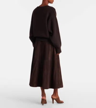 Rohe Sculptural Compact-knit Sweater In Black