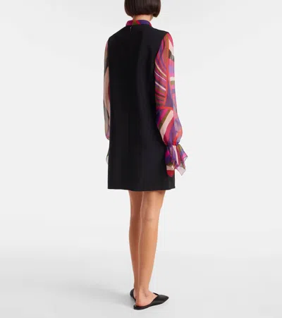 IRIDE卡迪面料迷你连衣裙