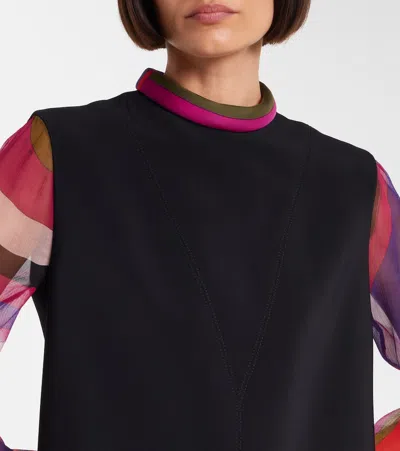 IRIDE卡迪面料迷你连衣裙