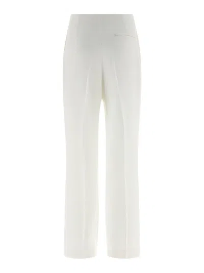 Alberta Ferretti Cady Pants In White