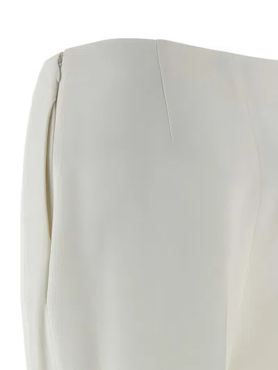 Alberta Ferretti Cady Pants In White