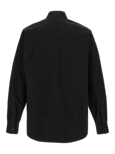 Alexander Mcqueen T-bar Harness Overshirt In Black