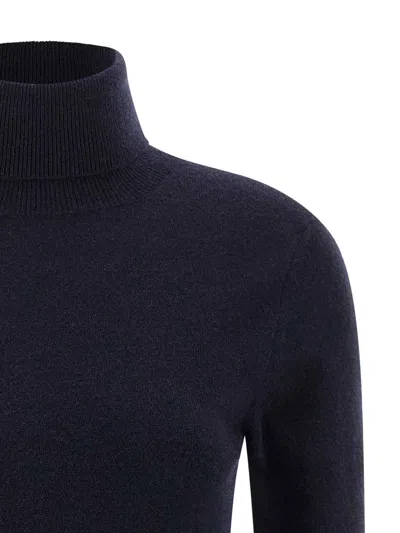 Balenciaga Standard Turtleneck Turtleneck Sweater In Blue