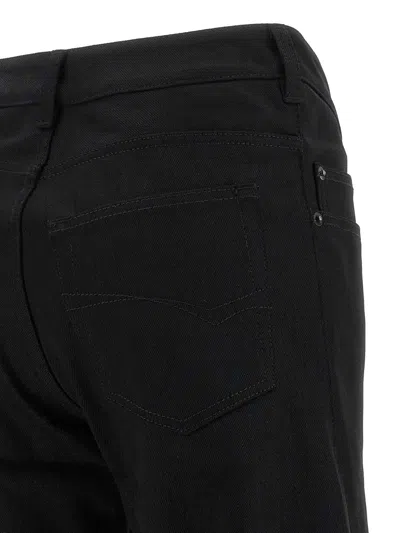Balenciaga Flared Leg Jeans With Pockets And Loops In Black