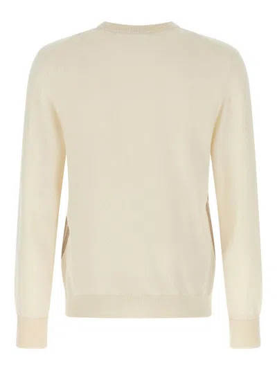 Ballantyne Argyle Sweater Sweaters And Cardigans Beige In Neutral