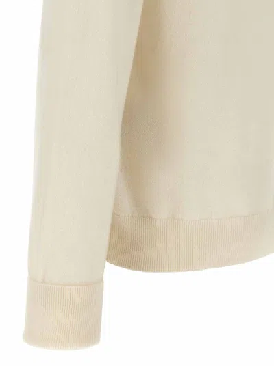 Ballantyne Argyle Sweater Sweaters And Cardigans Beige In Neutral