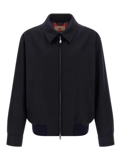 Baracuta G18 Melton Blu Jacket In Blue
