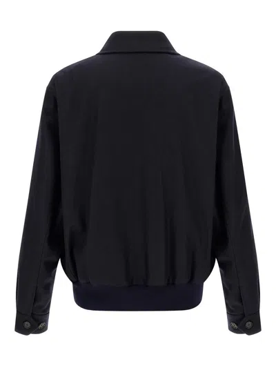 Baracuta G18 Melton Blu Jacket In Blue