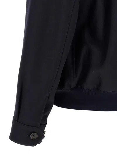 Baracuta G18 Melton Blu Jacket In Blue