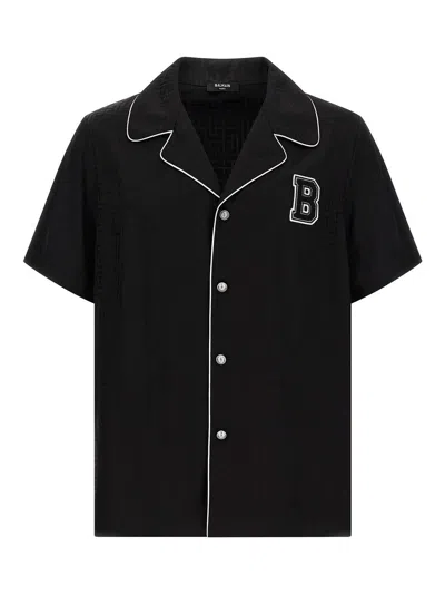 Balmain Shirt In Black