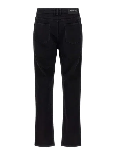 Balmain Regular Jeans In Black