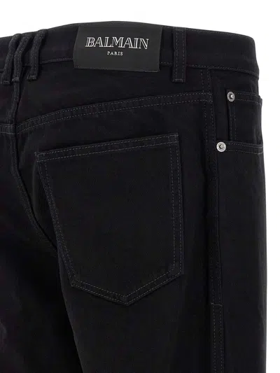 Balmain Regular Jeans In Black
