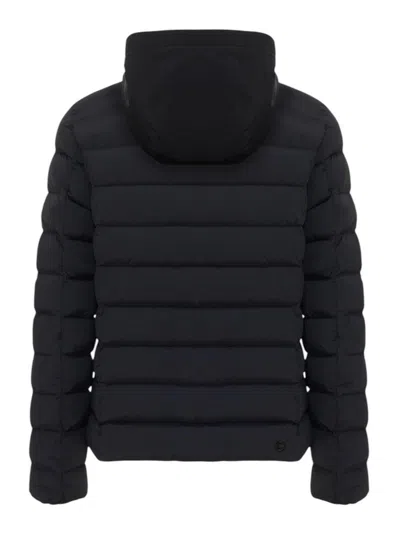 Colmar Originals Water-repellent Down Jacket With Snap-button Collar In Black