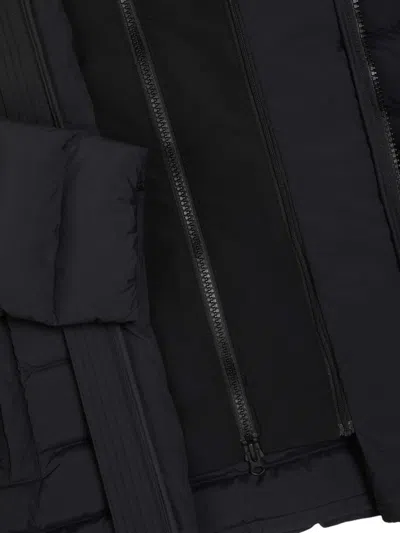 Colmar Originals Water-repellent Down Jacket With Snap-button Collar In Black