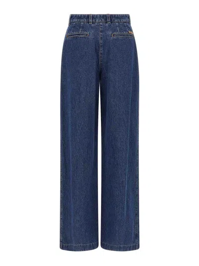 Dolce & Gabbana 5 Pocket Denim Pants In Blue