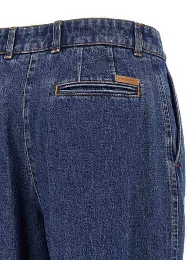 Dolce & Gabbana 5 Pocket Denim Pants In Blue