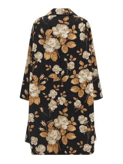 Dolce & Gabbana Women Brocade Coat In Multi
