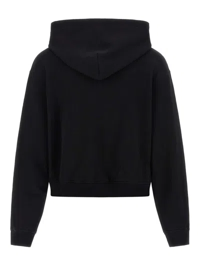 Dolce & Gabbana Logo Hooded Sweatshirt In Black