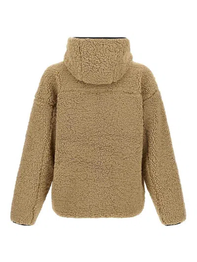 Diesel S-zat Sweat-shirt Puffer Jackets Beige In Brown