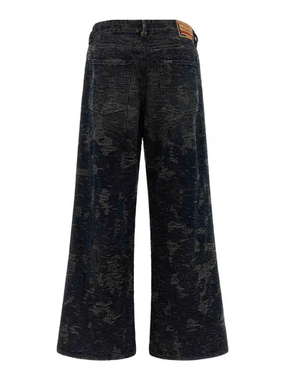 Diesel Vintage Inspired D-sire Denim Trousers In Black